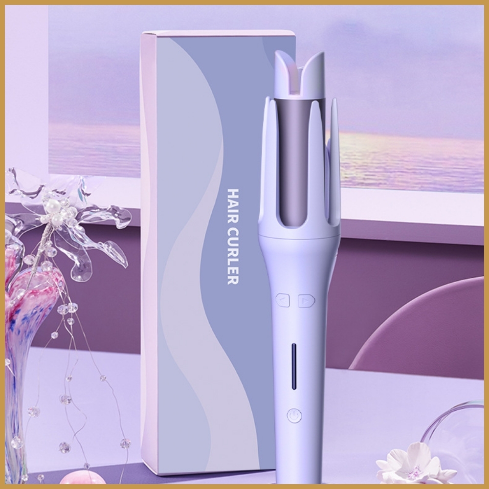 Máy uốn tóc xoăn tự động CHISO trục uốn 32mm công nghệ xoay 1 chạm, ion âm không làm hư tóc, phiên bản mới nhất