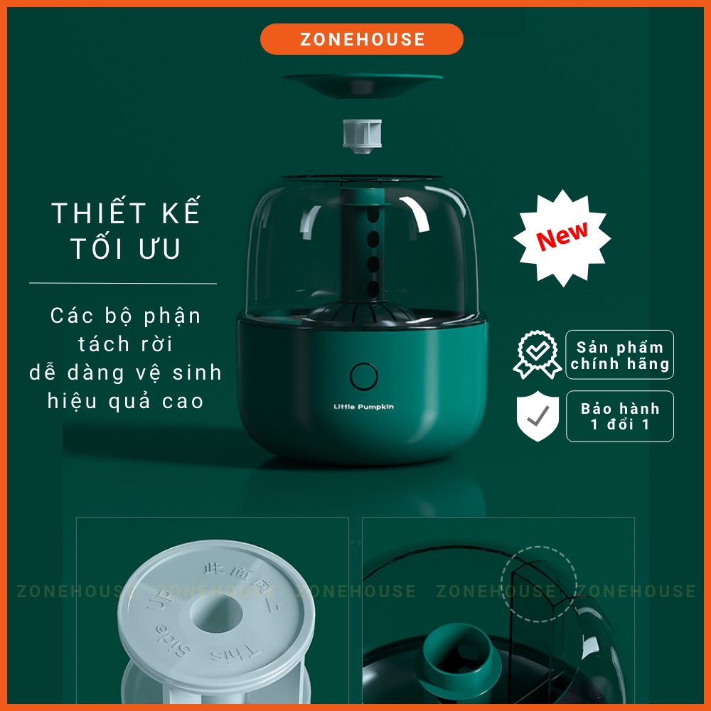 Máy tạo độ ẩm khuếch tán tinh dầu Trái bí Deerma ZONEHOUSE, sản phẩm cao cấp - Máy tạo độ ẩm, máy phun sương