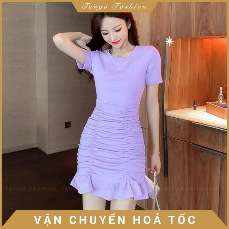 Đầm ôm body, Váy thun kiểu dáng sexy nữ, đầm mặc đi chơi - TANGO SHOP