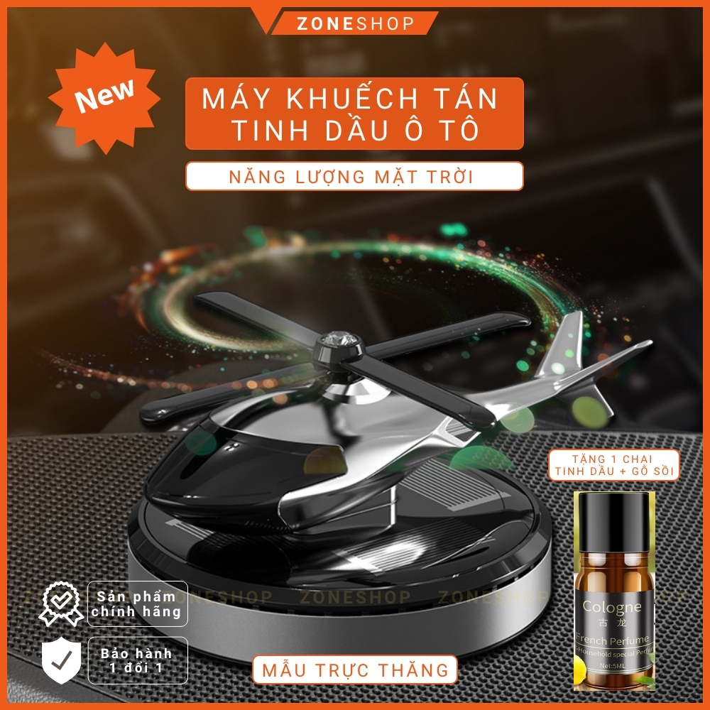Máy bay TINH DẦU Ô TÔ Năng Lượng Mặt Trời ZONEHOUSE nhiều mẫu Máy Bay, máy khuếch tán tặng kèm tinh dầu thơm [ZONESHOP]