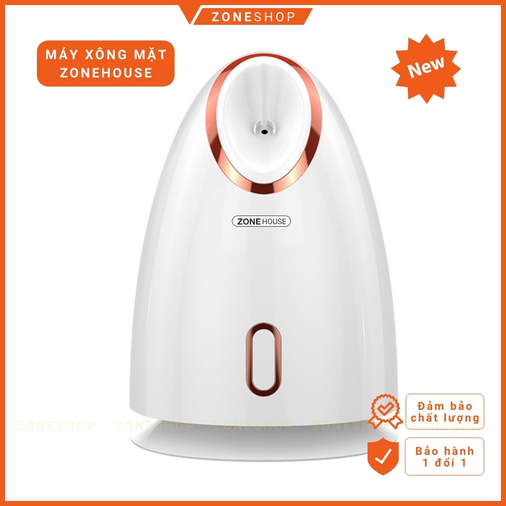 Máy xông hơi mặt ZONEHOUSE, thế hệ mới, phun sương Nano, xông hơi nóng massage mặt cao cấp chính hãng [ZONESHOP]
