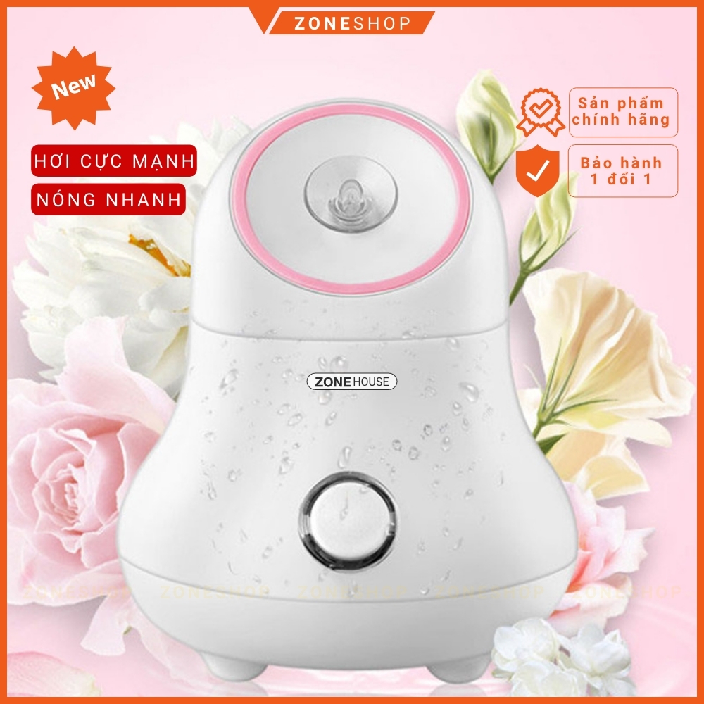 Máy xông mặt hoa quả trái bầu ZONEHOUSE, phun hơi nóng xông tinh dầu xả chanh, xông mũi, máy làm nóng nhanh [ZONESHOP]