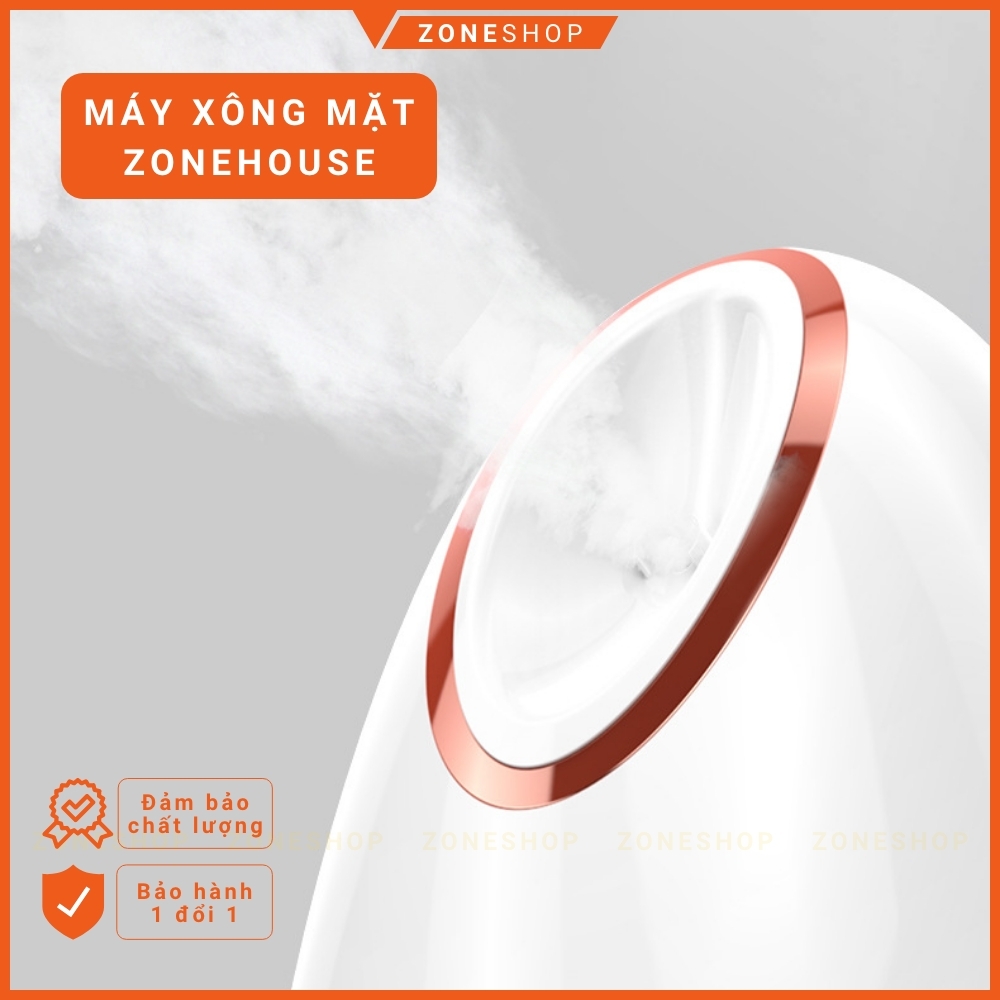 Máy xông hơi mặt ZONEHOUSE, thế hệ mới, phun sương Nano, xông hơi nóng massage mặt cao cấp chính hãng [ZONESHOP]