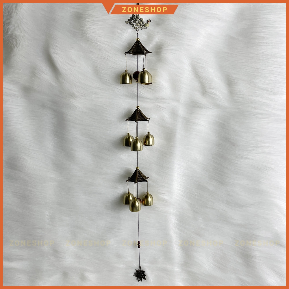 CHUÔNG GIÓ phong thủy ,chuông gió 1, 2, 3 tầng - Chuông cầu bình an và tài lộc, mang lại may mắn cho gia chủ [ZONESHOP]