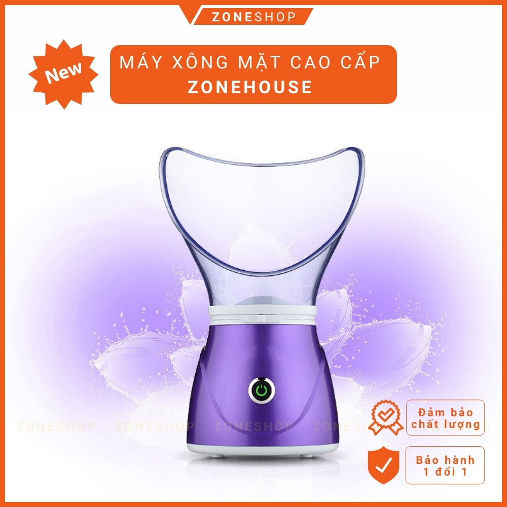 Máy xông mặt ZONEHOUSE, thế hệ mới, phun sương Nano, xông hơi nóng massage mặt cao cấp chính hãng [ZONESHOP]