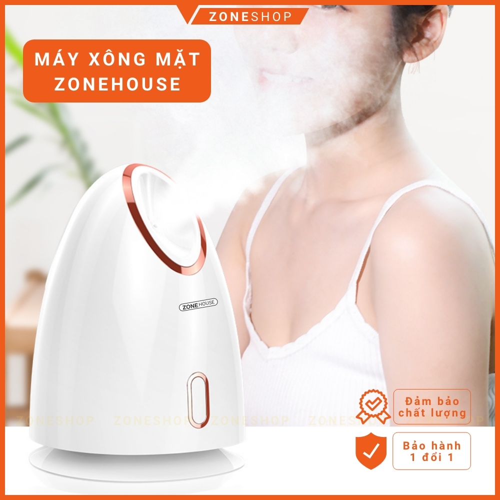 Máy xông hơi mặt ZONEHOUSE, thế hệ mới, phun sương Nano, xông hơi nóng massage mặt cao cấp chính hãng [ZONESHOP]