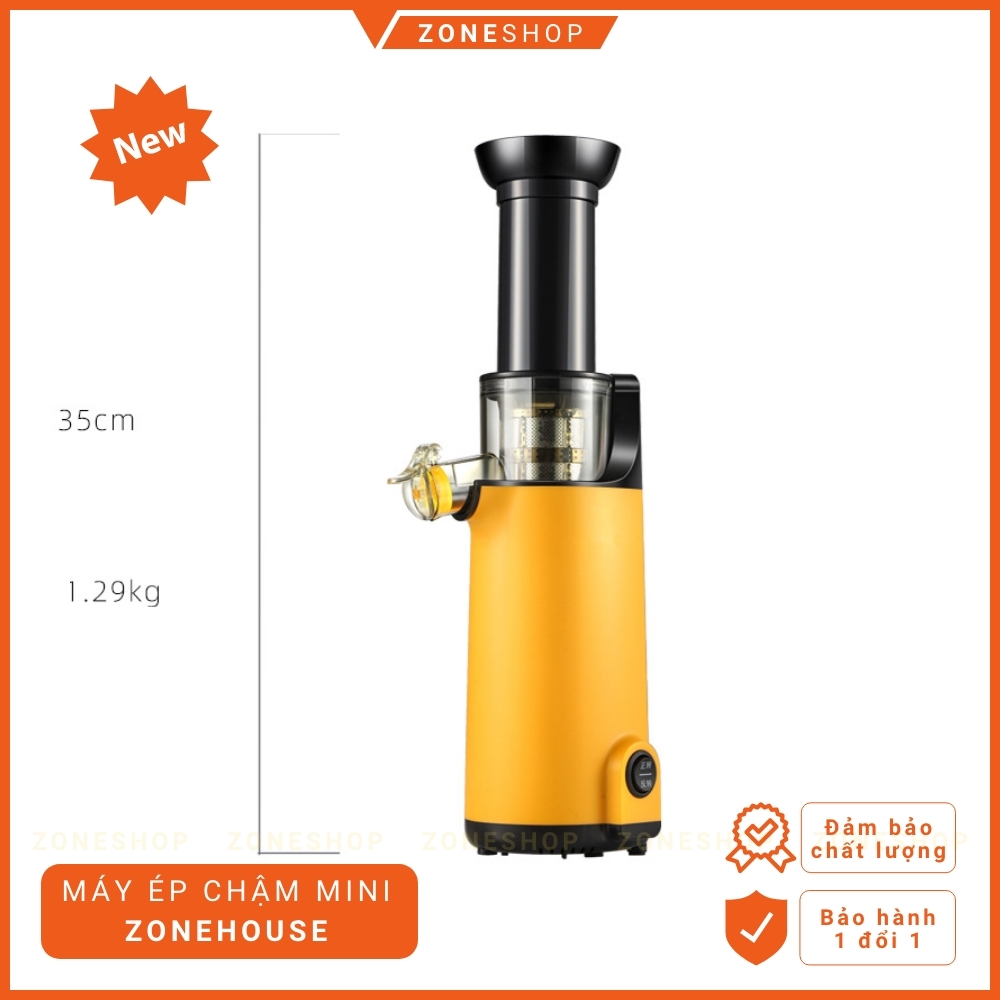 Máy ép chậm mini ZONEHOUSE - GUOYUAN Máy Ép Trái Cây Tươi GUOYUAN hàng mới phiên bản nâng cấp mạnh mẽ nhất [ZONESHOP]