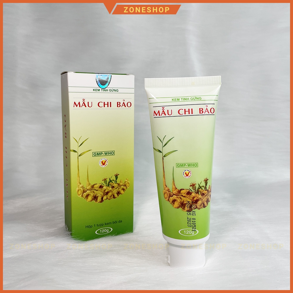 Kem TAN MỠ, SĂN CHẮC DA - Kem gừng xoa bóp Mẫu Chi Bảo - Hỗ trợ giảm mỡ bụng, giảm đau cơ, xương khớp, đau lưng, vai