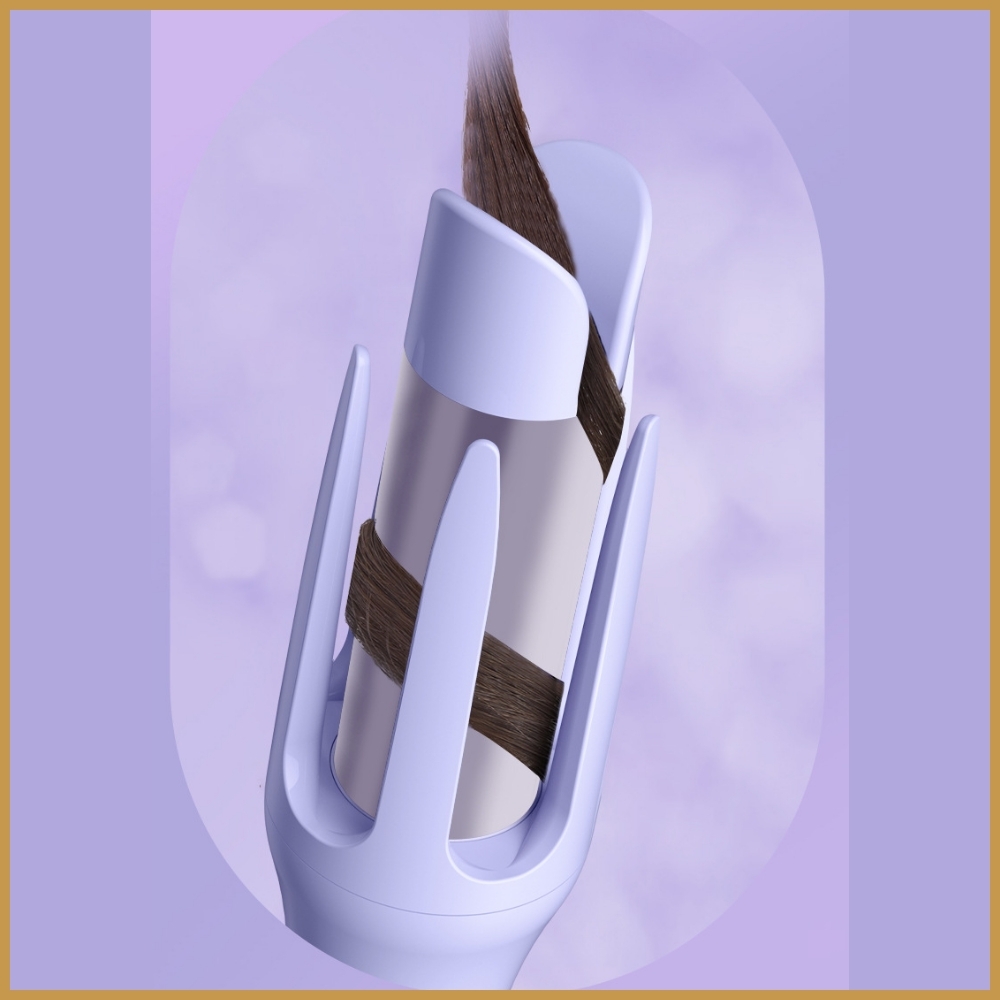 Máy uốn tóc xoăn tự động CHISO trục uốn 32mm công nghệ xoay 1 chạm, ion âm không làm hư tóc, phiên bản mới nhất