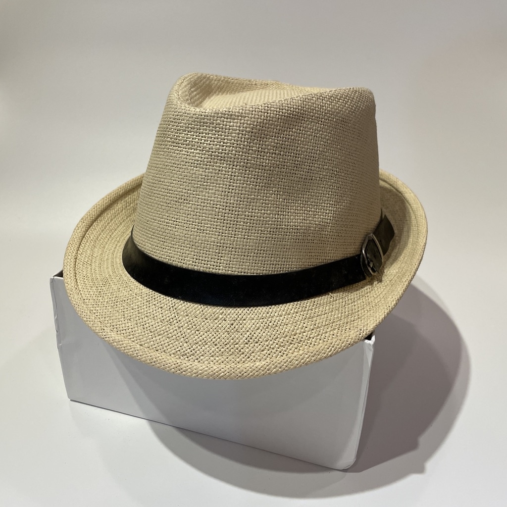 Mũ cói nam vành nhỏ, mũ cói phớt nam loại nhỏ, phù hợp cho đi biển, du lịch, chụp ngoại cảnh [ZONESHOP.VN]