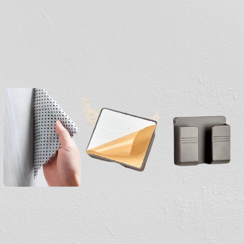 Kệ Để Điện Thoại,Điều Khiển Dán Tường [ZONESHOP] - Hộc đựng điện thoại dán tường, Giá treo điện thoại