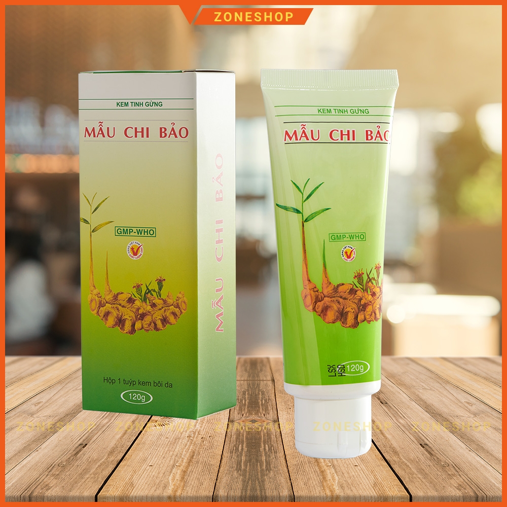 Kem TAN MỠ, SĂN CHẮC DA - Kem gừng xoa bóp Mẫu Chi Bảo - Hỗ trợ giảm mỡ bụng, giảm đau cơ, xương khớp, đau lưng, vai