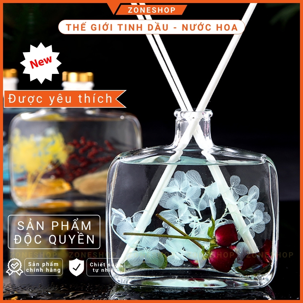 Nước hoa thơm phòng, lọ hoa tinh dầu khuếch tán WACHNN-ZONESHOP, nước hoa tinh dầu thơm phòng cao cấp