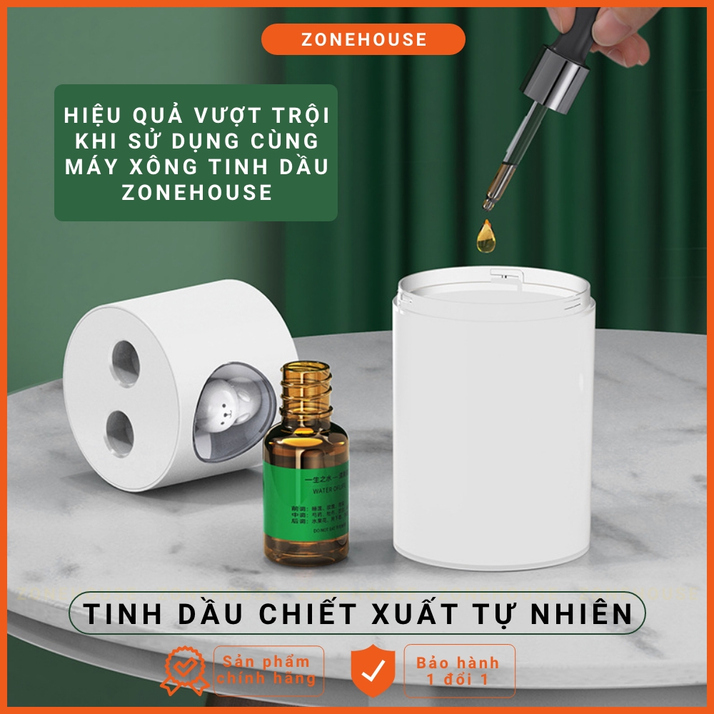 [NEW] Tinh dầu tự nhiên chiết xuất hoàn toàn từ thực vật, an toàn sức khoẻ, mùi hương dễ chịu, lan toả sâu ZONEHOUSE