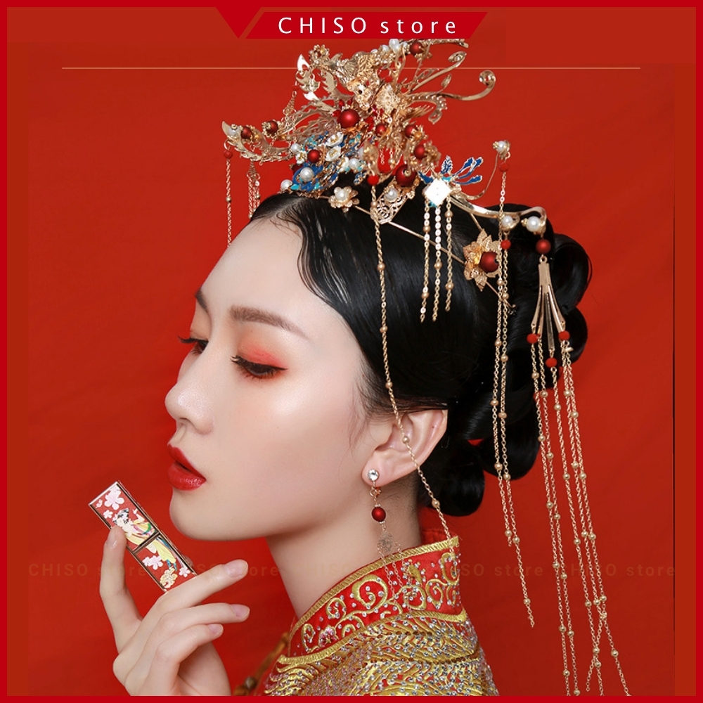 Son môi Treeceng dưỡng ẩm trang điểm lâu trôi thiết kế cung đình sang trọng quý phái mỹ phẩm nội địa trung 3.6g