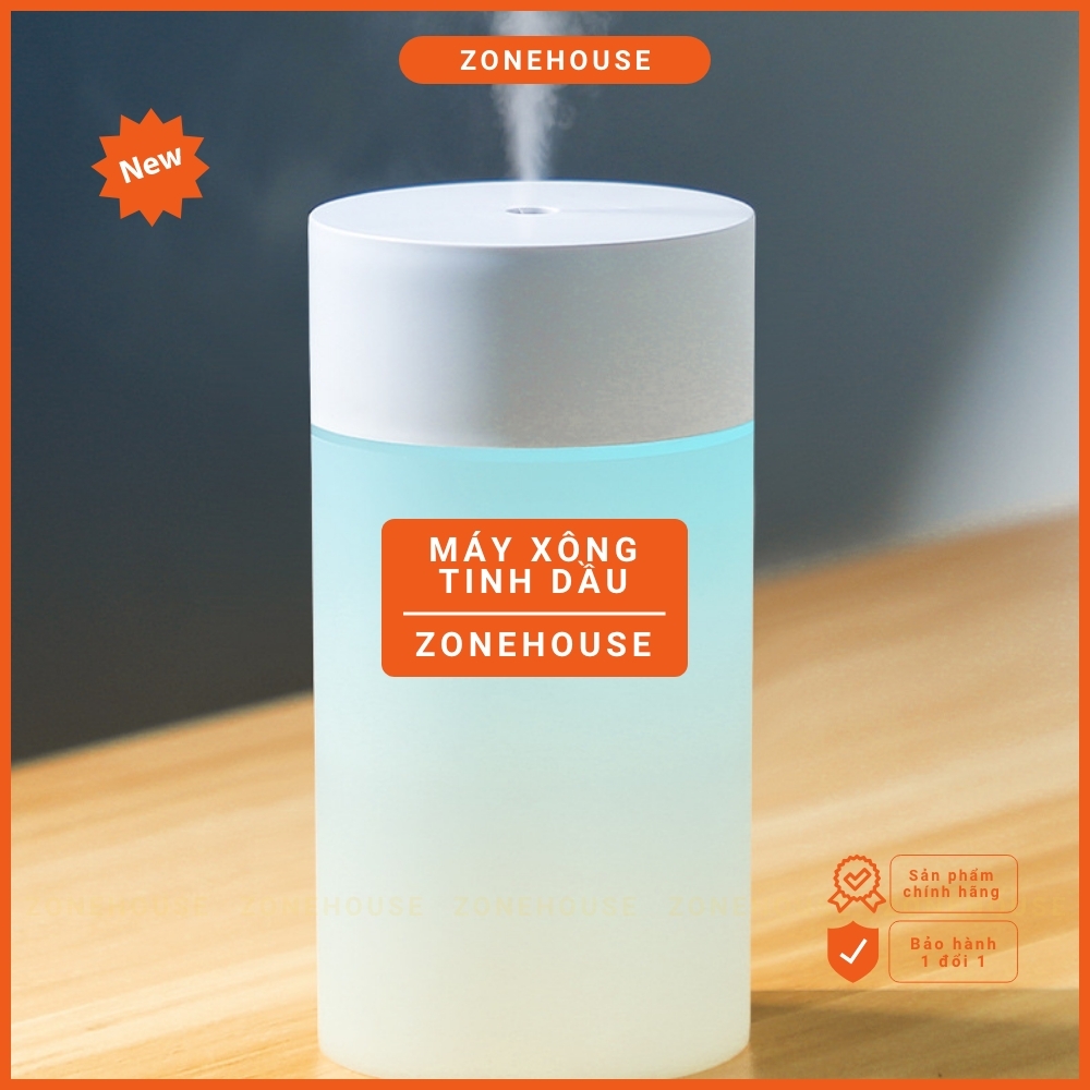 [GIÁSỈ] Máy xông tinh dầu tạo ẩm ZONEHOUSE, máy phun sương xông tinh dầu giá rẻ, máy khuếch tán tinh dầu [ZONESHOP]
