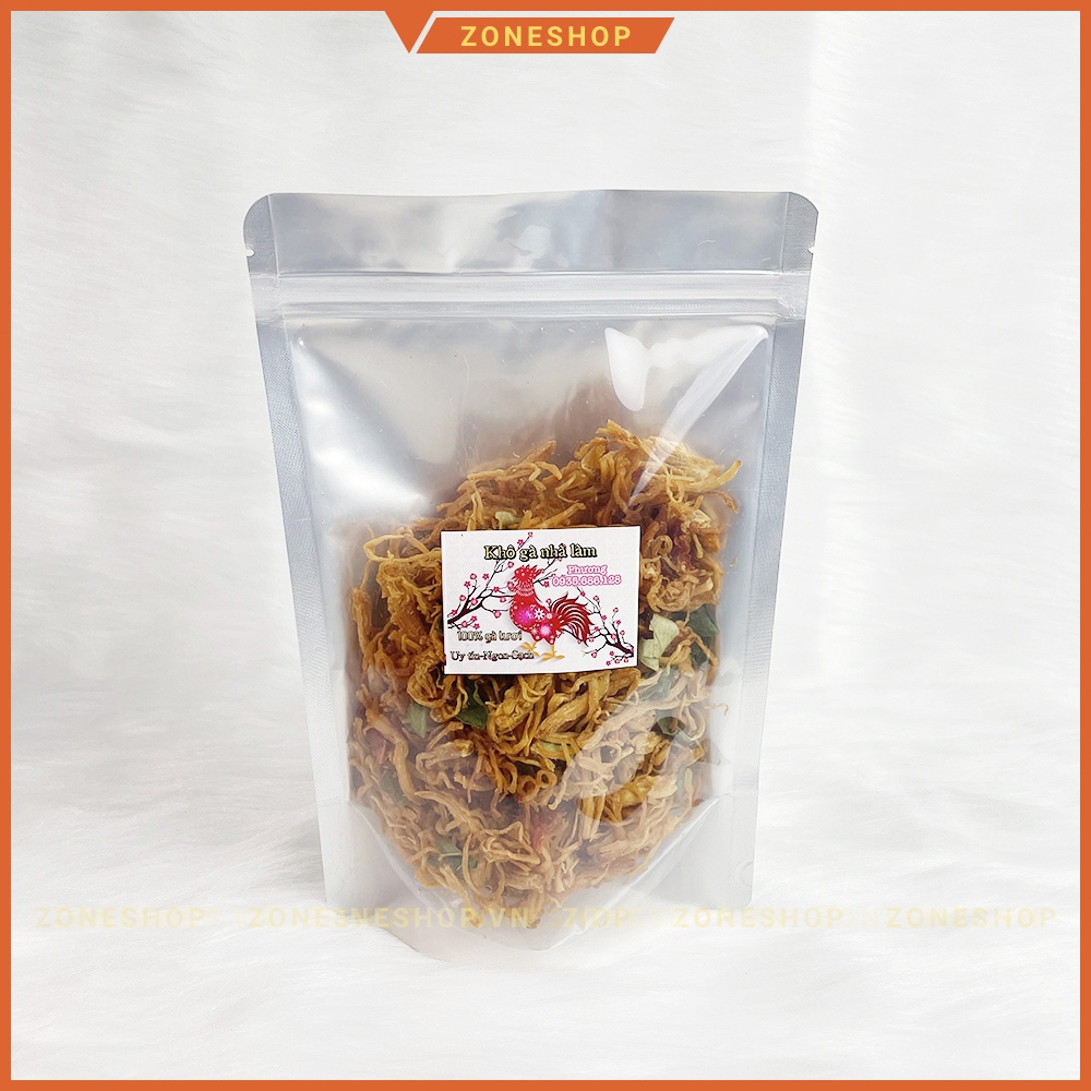 Khô gà lá chanh [Nhà làm] bé Phương - Gà khô chanh cay, đồ ăn vặt thơm ngon bổ rẻ, ớt cay [ZONESHOP]