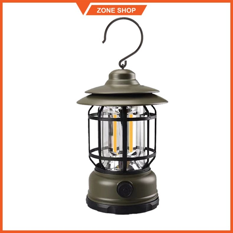 Đèn dầu cắm trại Đèn lều cắm trại ngoài trời Đèn sạc trực tiếp USB nhỏ gọn và di động Đèn cắm trại không thấm nước.