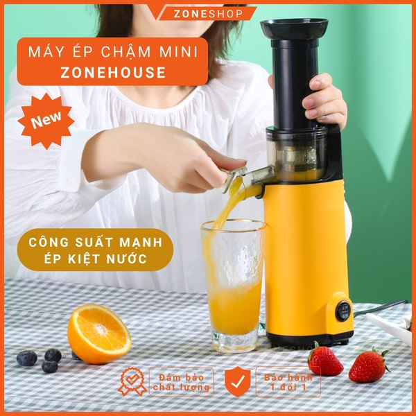 Máy ép chậm mini ZONEHOUSE - GUOYUAN Máy Ép Trái Cây Tươi GUOYUAN hàng mới phiên bản nâng cấp mạnh mẽ nhất [ZONESHOP]