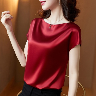 Áo lụa nữ, Áo công sở, hàng Quảng Châu cao cấp siêu mịn mát, kiểu dáng basic [Tango Shop]