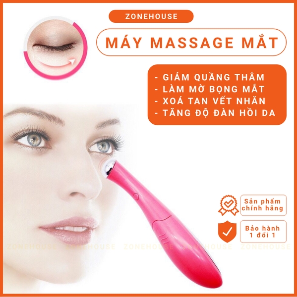Máy massage mắt ZONEHOUSE chống lão hóa mờ quầng thâm, giảm bọng mắt, cải thiện vùng da quanh mắt
