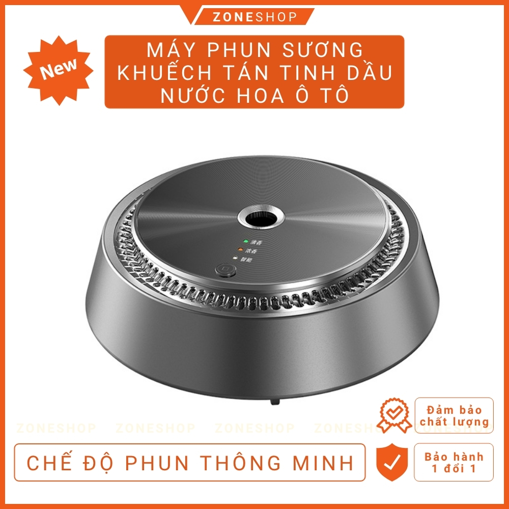 Máy xông khuếch tán tinh dầu, khử mùi xe hơi hợp kim nhôm cao cấp công nghệ châu Âu để ô tô, bàn làm việc sang trọng