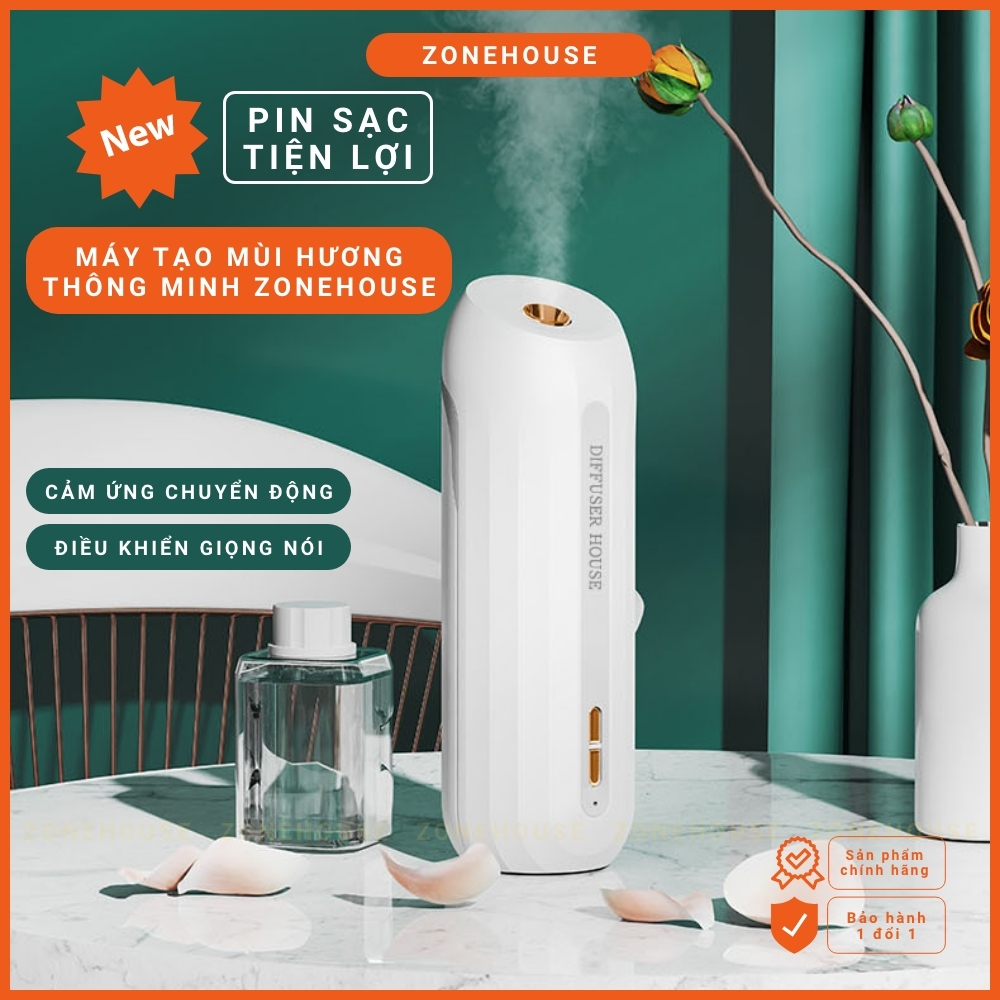 Máy tạo mùi hương thông minh ZoneHouse, cảm biến chuyển , giọng nói, máy khuyếch tán hương thơm tự động [ZONESHOP]