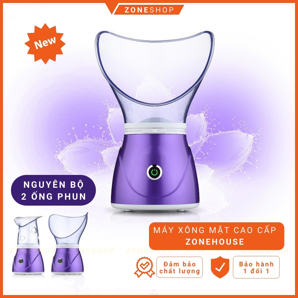Máy xông mặt ZONEHOUSE, thế hệ mới, phun sương Nano, xông hơi nóng massage mặt cao cấp chính hãng [ZONESHOP]