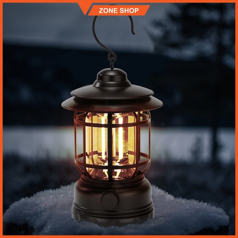 Đèn dầu cắm trại Đèn lều cắm trại ngoài trời Đèn sạc trực tiếp USB nhỏ gọn và di động Đèn cắm trại không thấm nước.